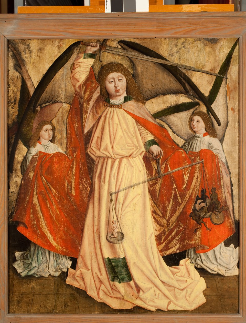 St. Michael weighing souls by Austrian School